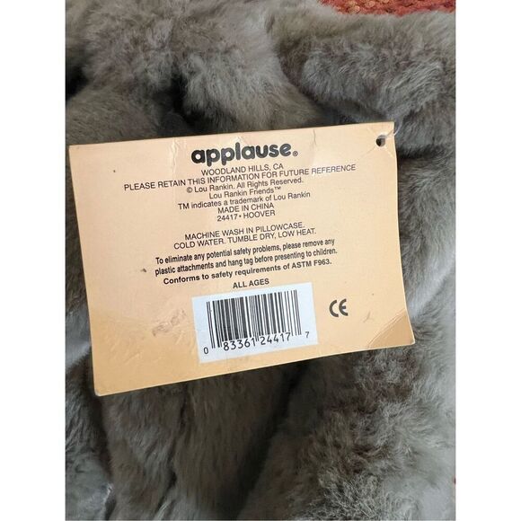 NWT Dakin Elephant “Hoover” Lou Rankin Friends Soft and Sweet 12" Plush Stuffed - Picture 4 of 8